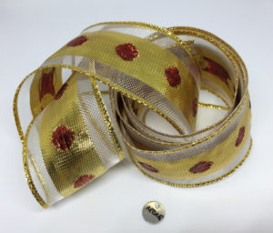 collar-mask ArtSkat PACK UNO NAVIDAD PUNTOS ROJOS DORADO