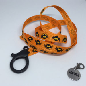 collar-mask ArtSkat PACK uno HALLOWEEN ARAÑA SPIDER NARANJA