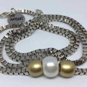 collar-mask ArtSkat PACK uno CADENA CUBITOS PLATA
