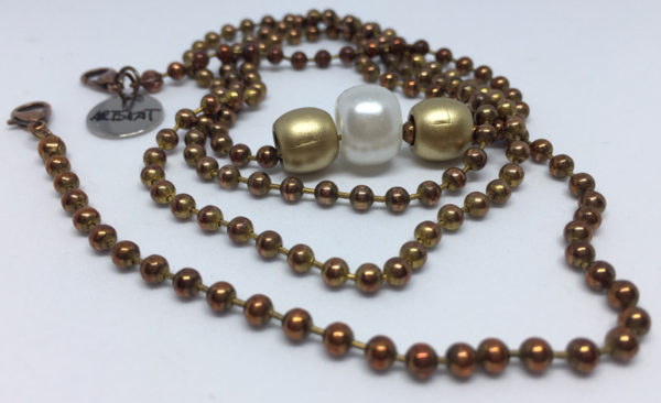collar-mask ArtSkat PACK BOLAS COBRE PERLA PALOMA