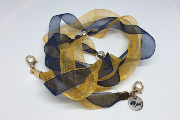 collar-mask ArtSkat PACK UNO MAMÁ FINA AZUL Y DORADO