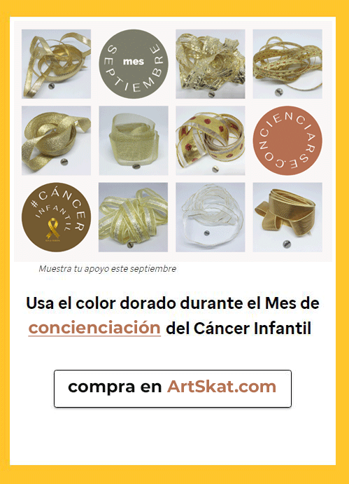 mes concienciación #cáncerinfantil